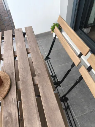 Conjunto mesa y 4 sillas TÄRNÖ IKEA