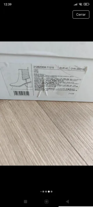 Botas Bimba y Lola color vino