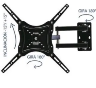 SOPORTE TV EXTENSIBLE-INCLINABLE HASTA 55" A ESTRE