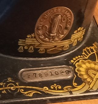 Máquina de coser Singer 1917