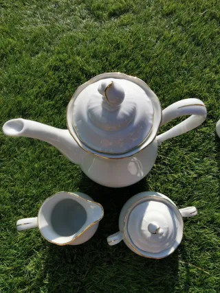 Juego de café porcelana Checa 12 servicios