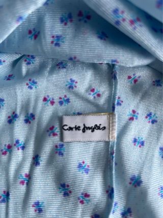 Bata El Corte Inglés floral azul