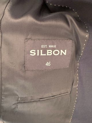 Traje Silbon Cuadros Gris