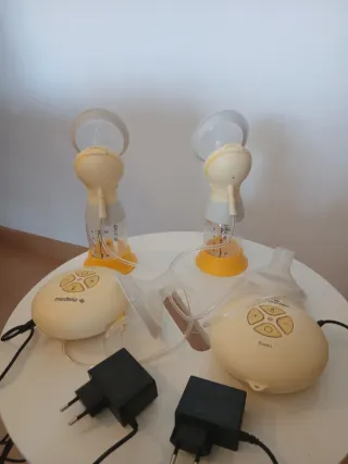 Sacaleches Medela Swing Flex  2 x 1 con su caja