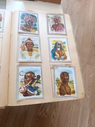 Libro de cromos Naturaleza y Color casi completo