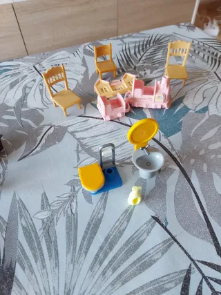 Lote Muebles Playmobil Sylvanian Families