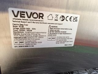 Freidora Industrial Doble VEVOR Acero Inoxidable