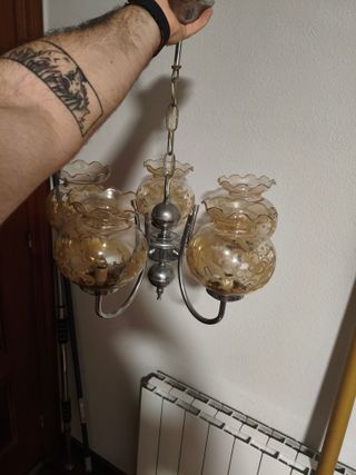 Lámpara Techo Vintage Cromada