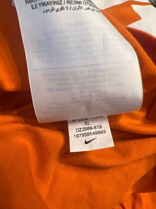 Camiseta Nike Just Do It Naranja