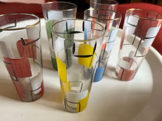 Vasos Tubo Vintage Multicolor