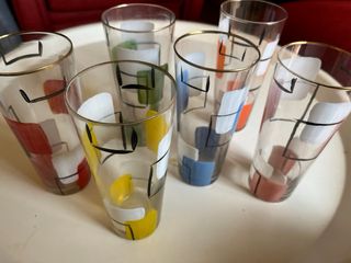 Vasos Tubo Vintage Multicolor
