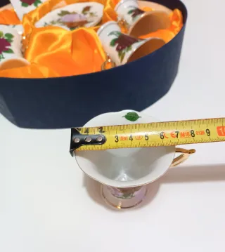 Set Vintage "Coastline Style" - 6 Tazas Porcelana