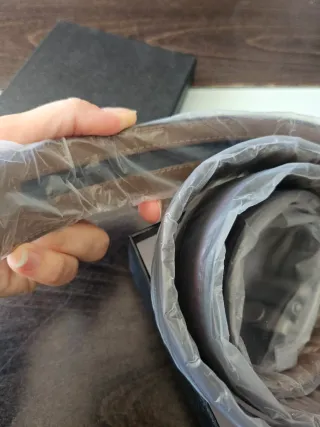 Cintura in pelle uomo chiusura automatica