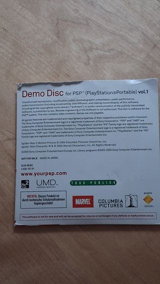 Demo Disc PSP Vol.1 (PlayStation Portable)