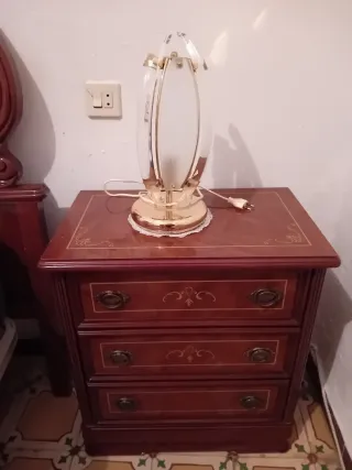 Conjunto habitacion matrimonio de madera