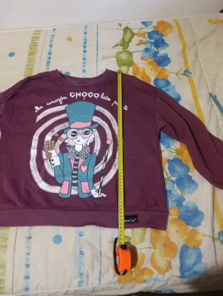 Sudadera Anabel Lee Corazón Chocolate