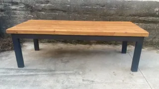 Mesa comedor madera maciza 3m