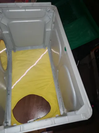 Nido para conejos gris y verde