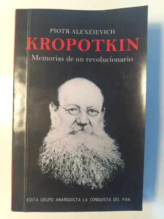 Libro anarquista de la vida de Kropotkin