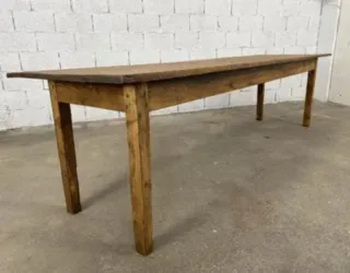 Mesa rústica madera maciza granero