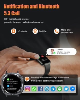 Reloj SmartWatch 1.45'' Bluetooth 5.3 SIN ABRIR