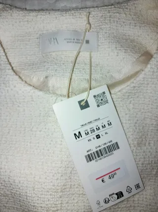 Chaleco Tweed Zara Mujer Sin Estrenar
