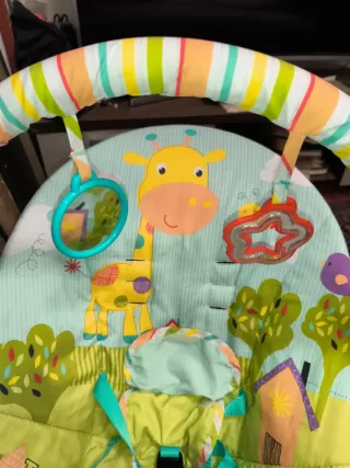 Hamaca para bebé con arco de juegos