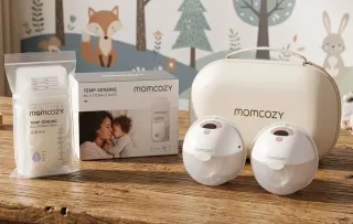 Sacaleches Doble Manos Libres Momcozy