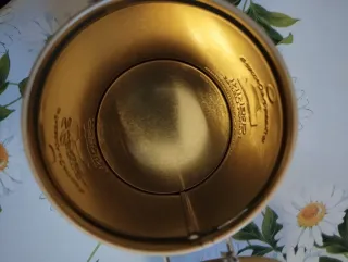 Scatolina Leone in latta con gancio