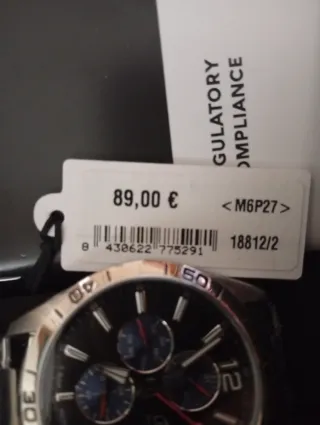 Reloj Lotus Negro NUEVO