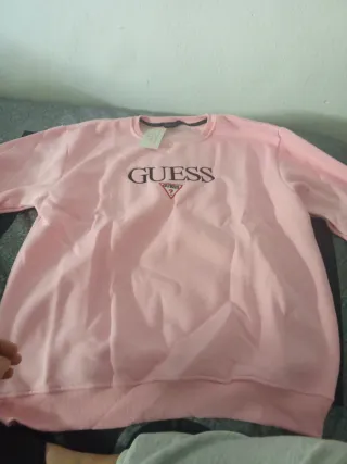 Sudadera Guess Rosa Talla XXL