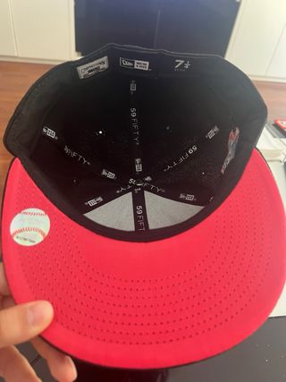 Gorra New Era NY Yankees Negra Roja