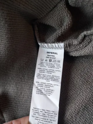 Felpa Imperial uomo verde oliva taglia M