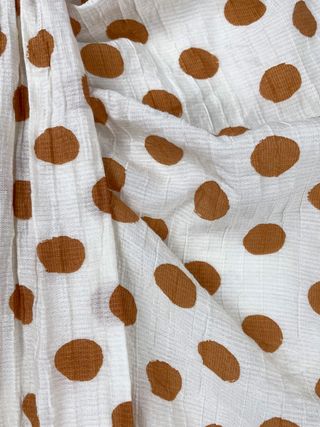 Long Skirt Cream & Terracotta Polka Dots | Sarong