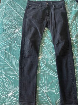 Vaqueros Levi's negros W31 L34 HOMBRE
