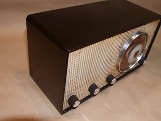 Radio Philips Antigua Beige y Granate