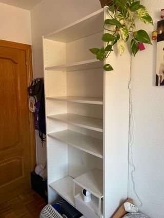Librería Billy 80x28x202 cm Blanca