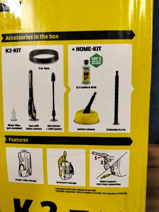 Kärcher K2 Universal Edition Home 110bar kit hogar