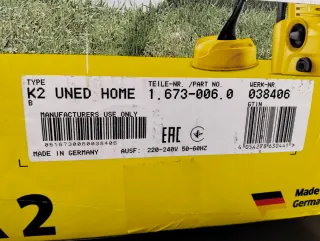 Kärcher K2 Universal Edition Home 110bar kit hogar