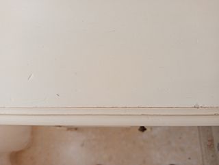 Mesita de noche madera con cristal