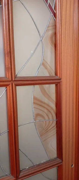 Puerta Vidriera tifany con Marco