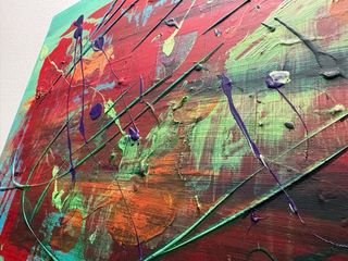 Quadro astratto INNERES AUGE 40x50 cm