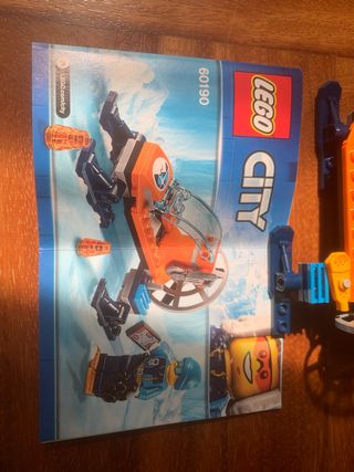 Lego City 60190 - Hovercraft Ártico incompleto