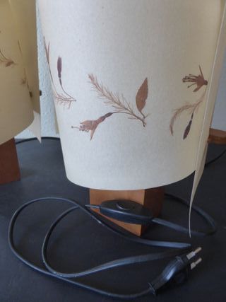 Juego 2 Lámparas de Mesa Artesanales