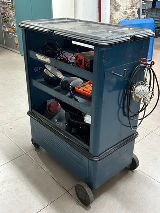 Carro de herramientas HECO azul con ruedas