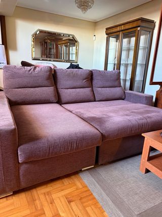 Sofá chaise longue tela extensible