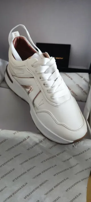 Scarpe Alexander Smith Liverpool 39 Bianche Oro