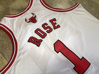 Camiseta Chicago Bulls Rose 1 Mitchell & Ness