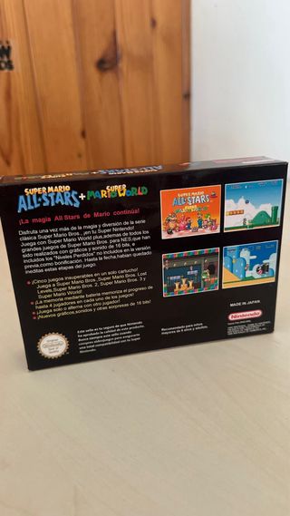 Super Mario All-Stars + Super Mario World SNES PAL