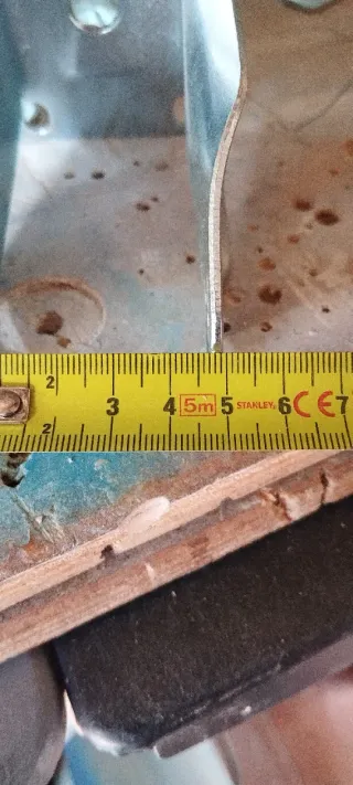 Soportes para mini pérgola metálicos